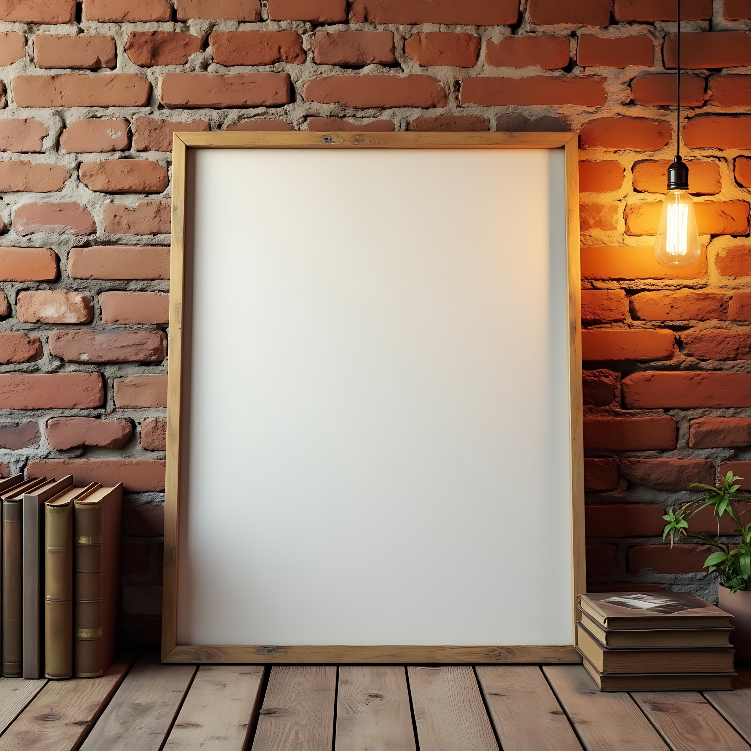 Poster Frame Mockup | Wooden Frame Mockup | Rustic Mockup | PSD Frame Mockup | Vertical Mockup | Rustic Frame Mockup | Picture Frame Mockup