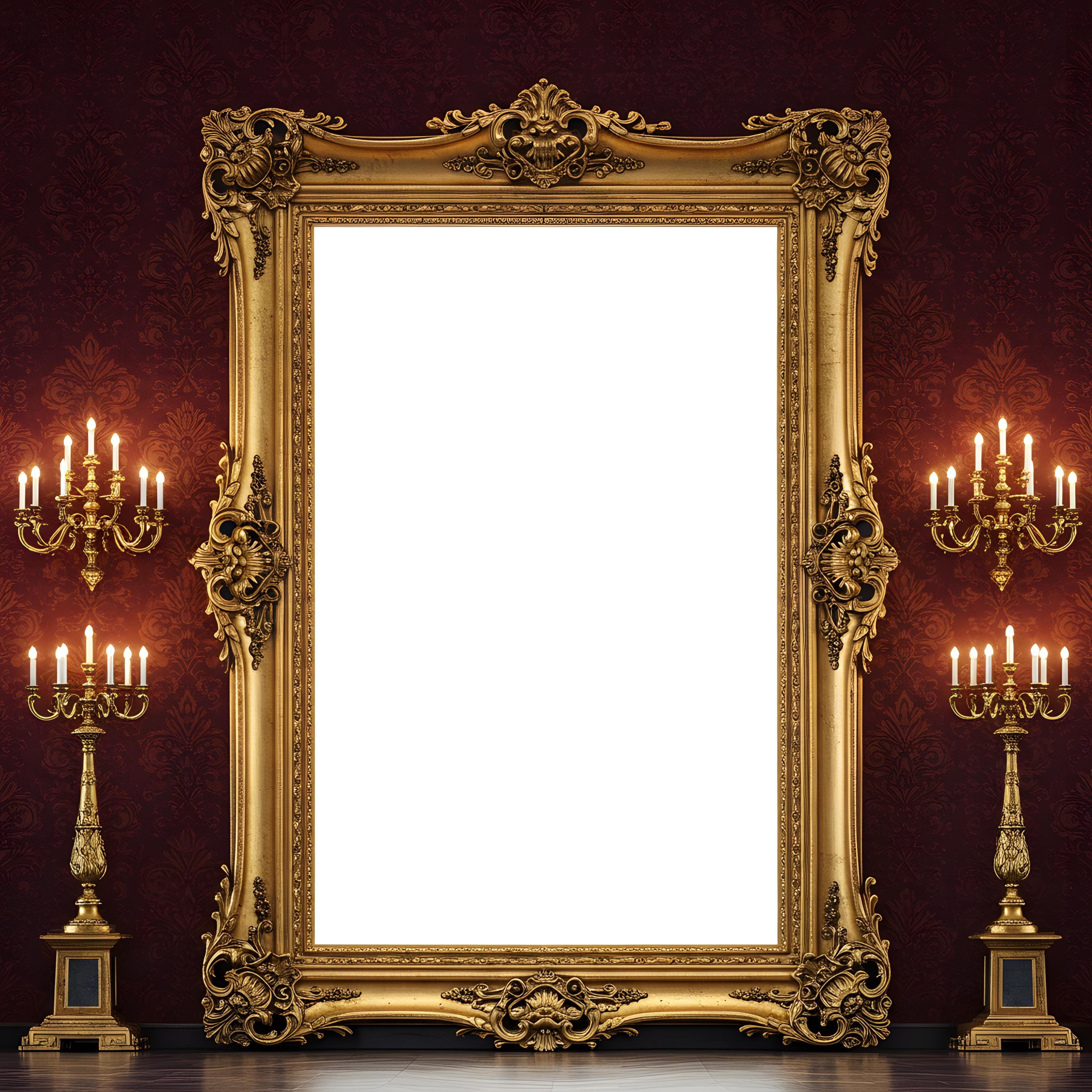 Black Frame Mockups | Dark Wall Art Frame Mockup | Gothic PSD Frame Mockup | Printable Poster Mockup | Digital Frame Mockup | Poster Mockup