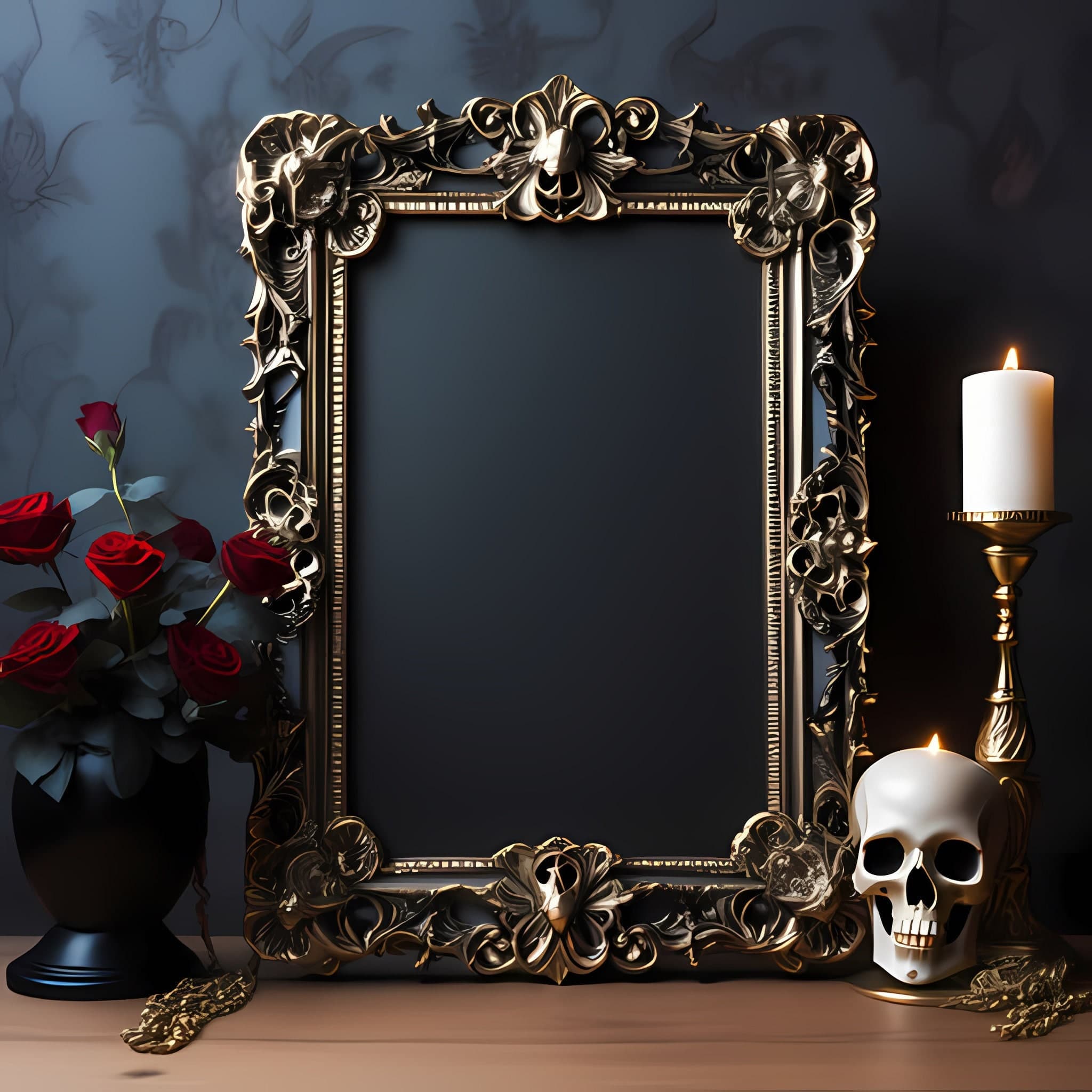Baroque Frame | Gothic Frame | Gothic Style | Editable Frame | Frame Mockup | Gothic Frame Mockup | Mockup | Printable | Instant Download