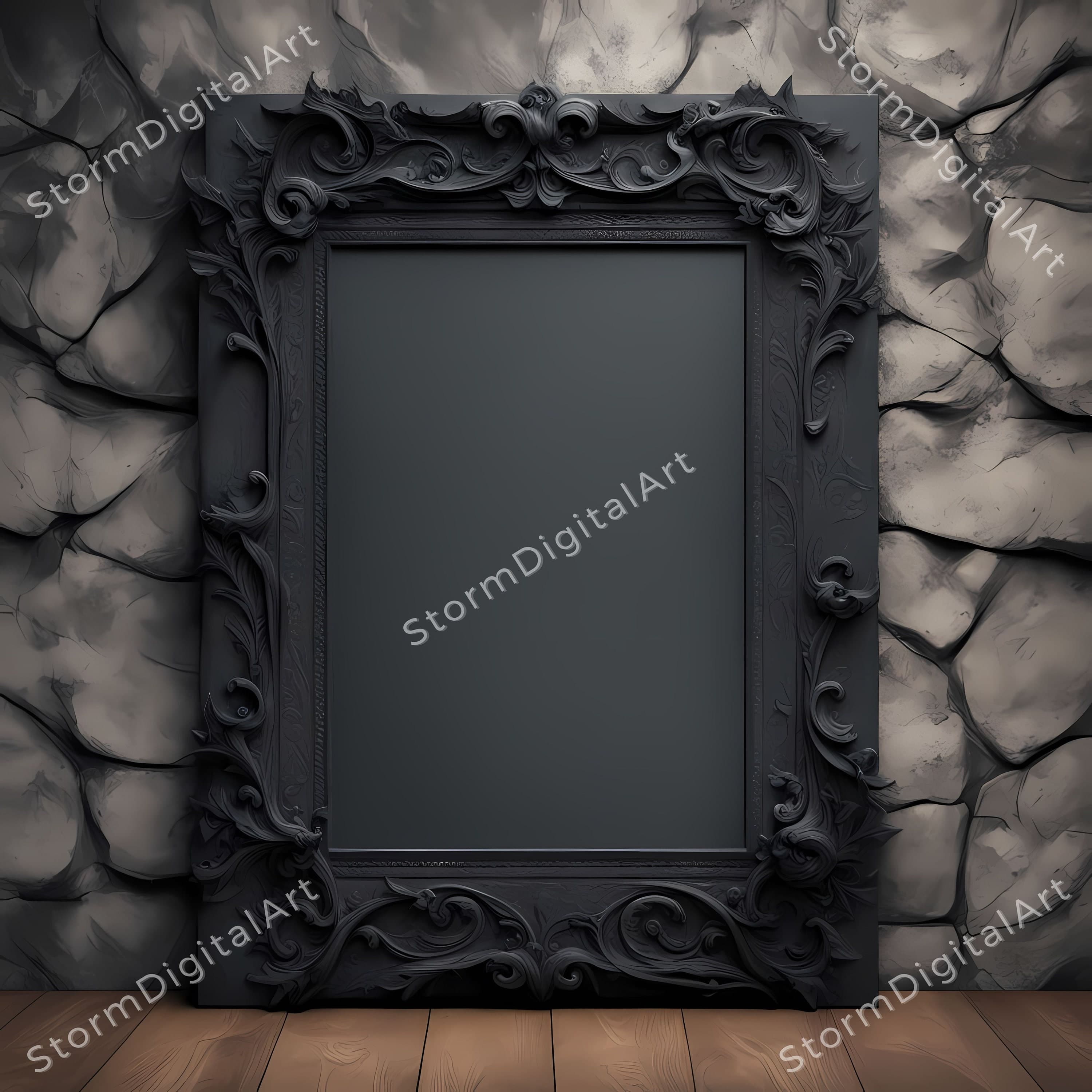 31 Pieces of Gothic Frame Mockups for Wall Art & Interiors | Frame Mockup | Wall Art | Haunting Frame Mockup | Frame Mockups | Luxury