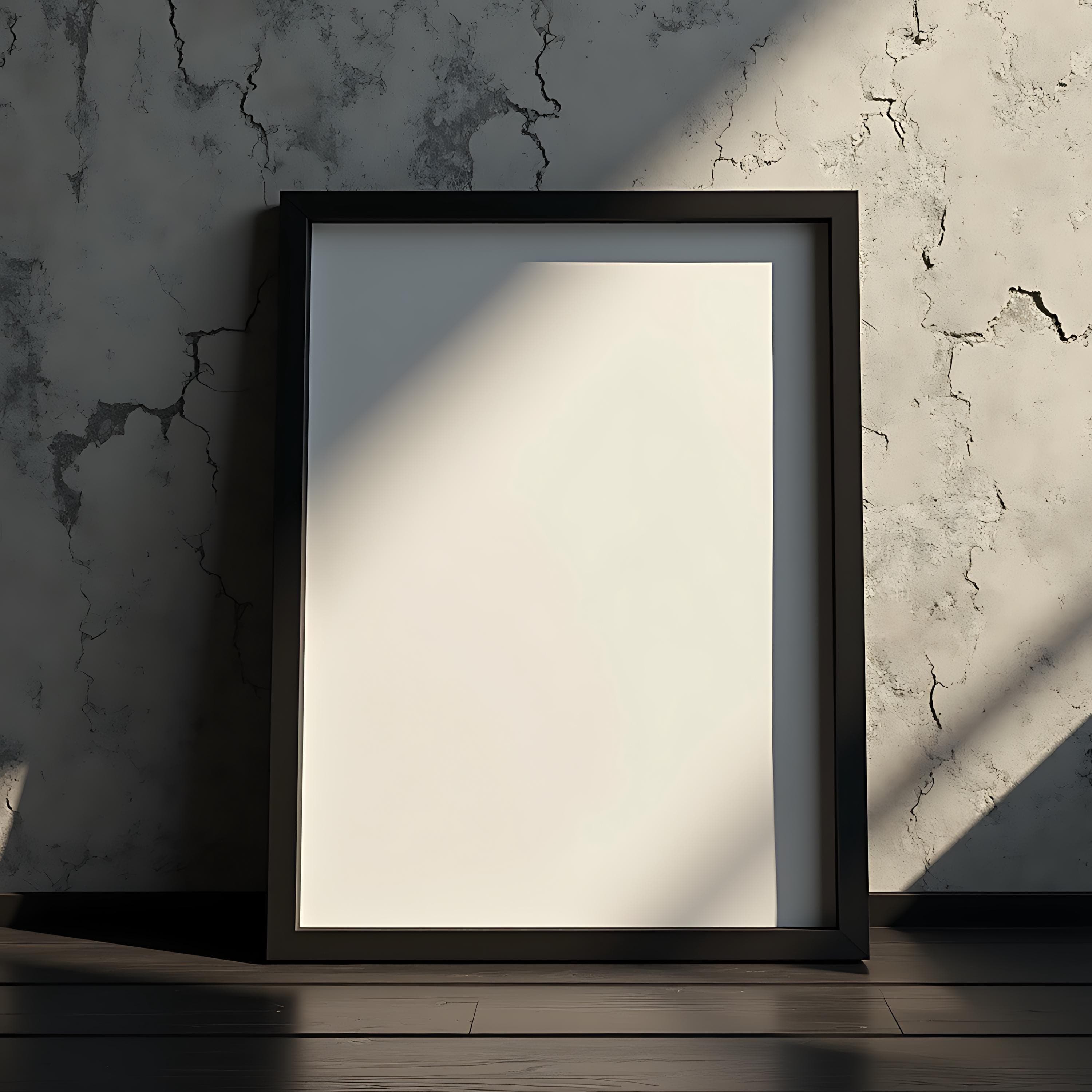 Black  Frame Mockup | Digital Frame | Simple Mockup | Frame Mockup | Minimalist Mockup | Black Frame Mockup | Empty Mockup | Artwork Frame |