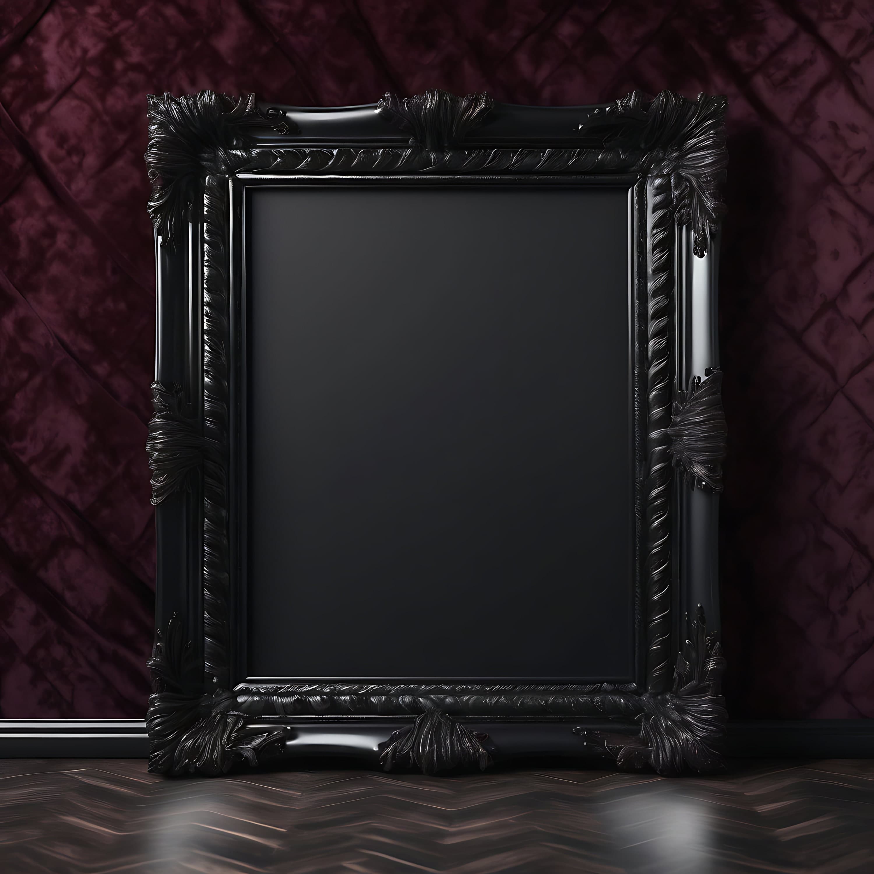 Gothic Picture Frame | Gothic Frame | Gothic Wall Art Mockup | Frame | Baroque | Mockup Frame | Digital Download | Poster Frames | Gothic |