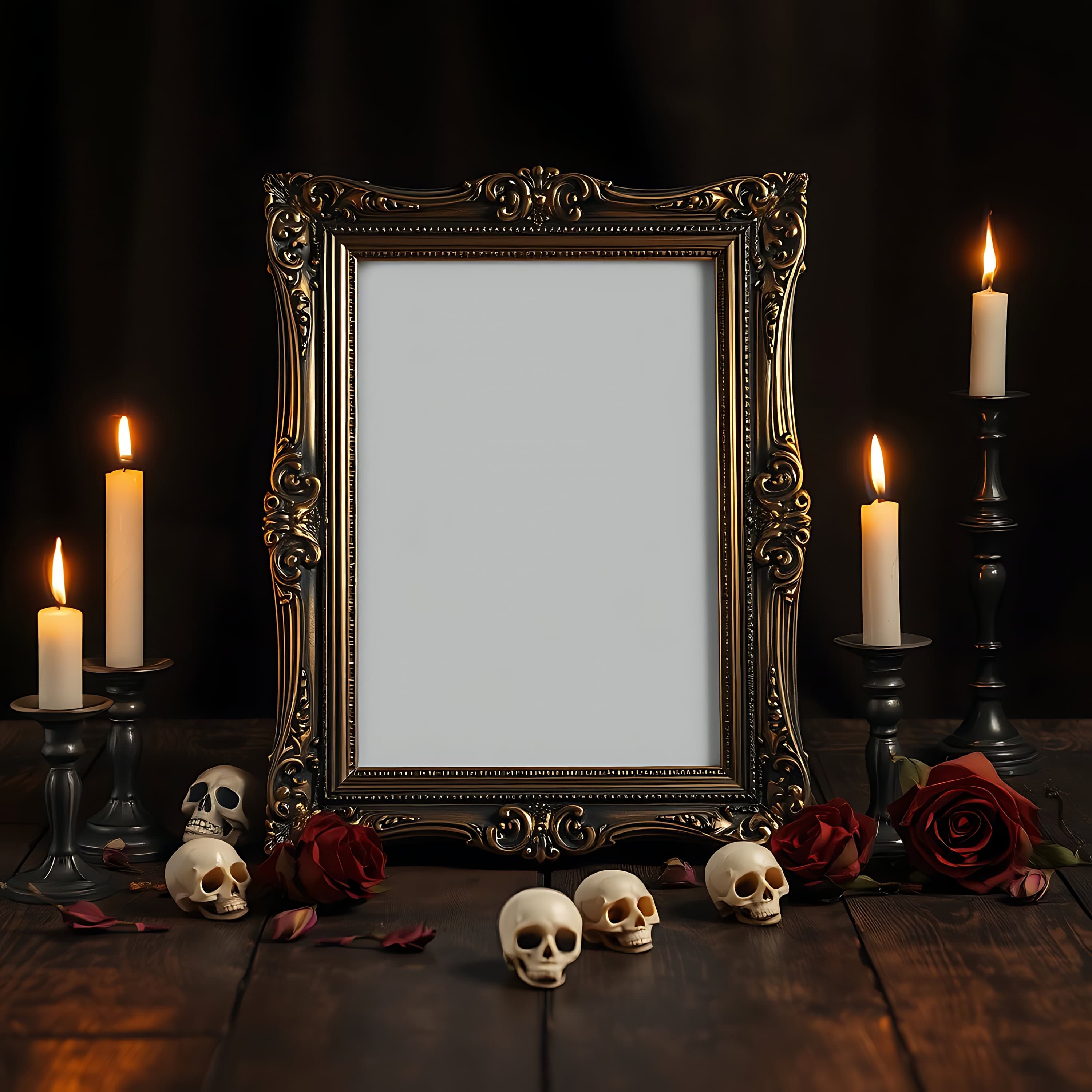 Halloween Frame Mockup | Halloween Wall Art Mockup | Halloween Frame | Halloween Mockup | Mockup Frame Halloween | Mockup Bundle Halloween |