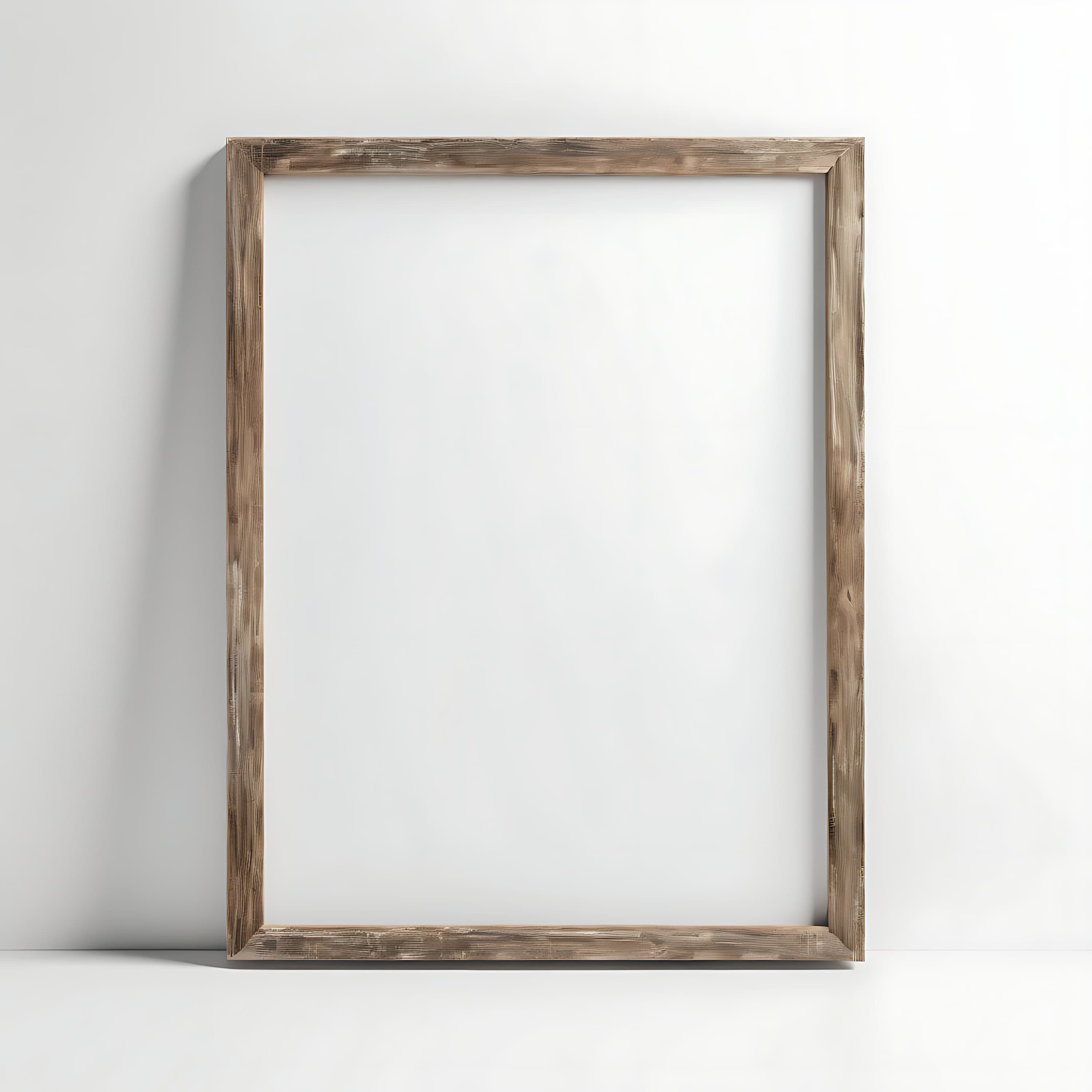 Wooden Frame Mockup | Thin Black Frame | Vertical Frame Mockup | Boho Interior Mockup | Digital Wall Art  | Frames | Template Mockup | PSD |