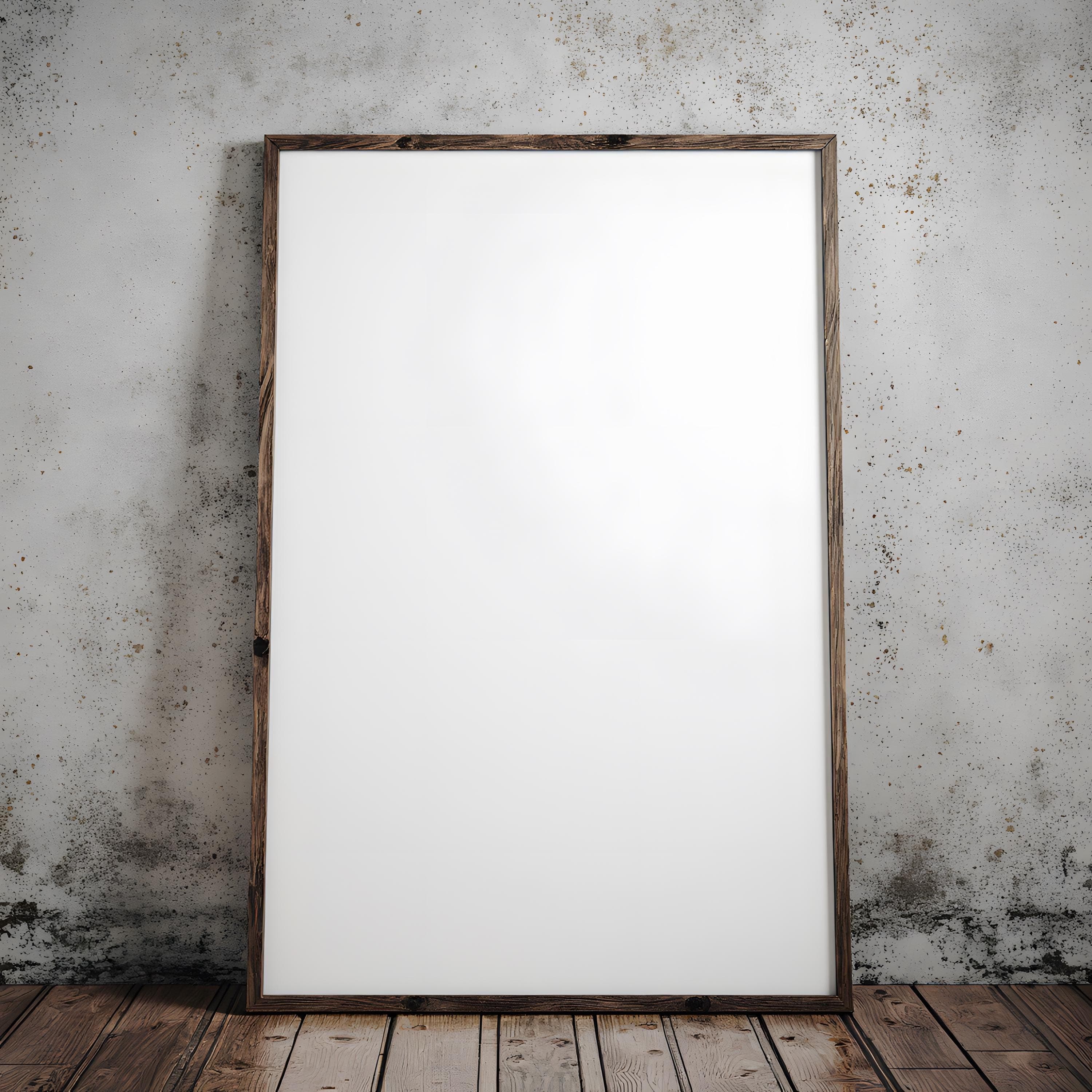 DIN A Poster Mockup | A4 Poster Frame PSD | DIN A Wall Art Template | Digital Poster Display | Poster Mockup | Minimalist Frame Mockup |