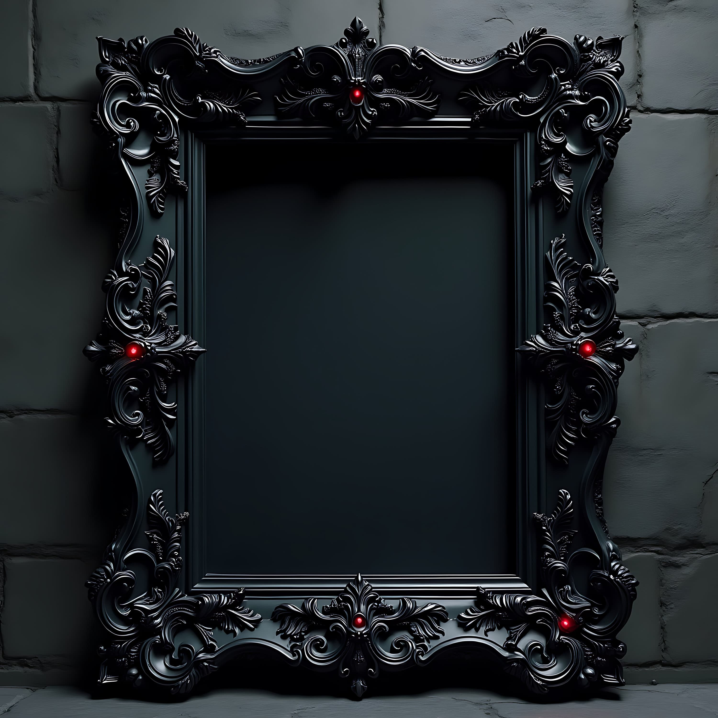 Gothic Dark Frame Mockup | Gothic Home Decor | Gothic Decor | Gothic Picture Frame | Goth Decor | Gothic Wall Art | Baroque Frame | Goth |