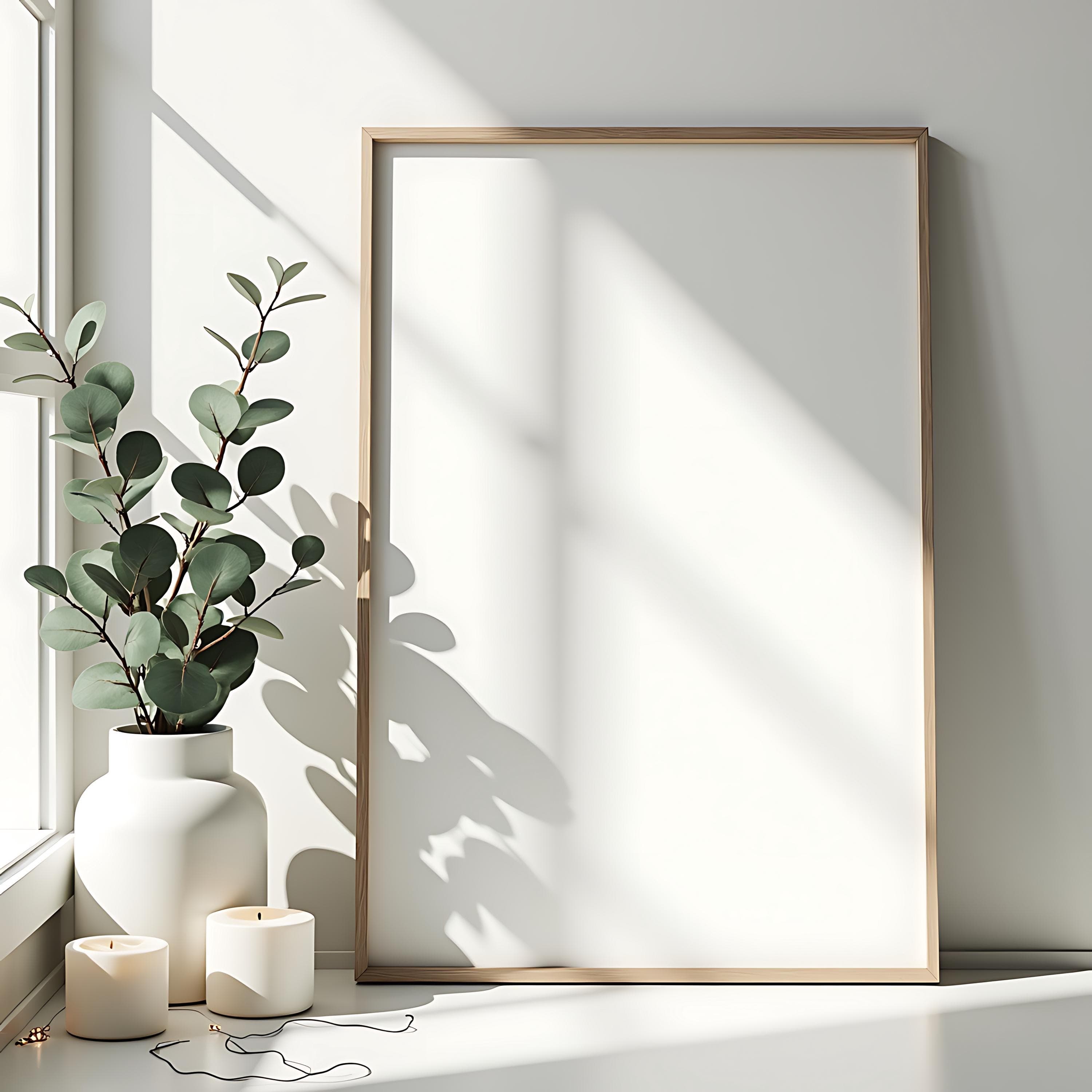 Scandinavian Christmas Poster Frame Mockup | Poster Mockup | Holiday Frame | Festive Mockup | Christmas Mockup | Print Poster Mockup | Frame