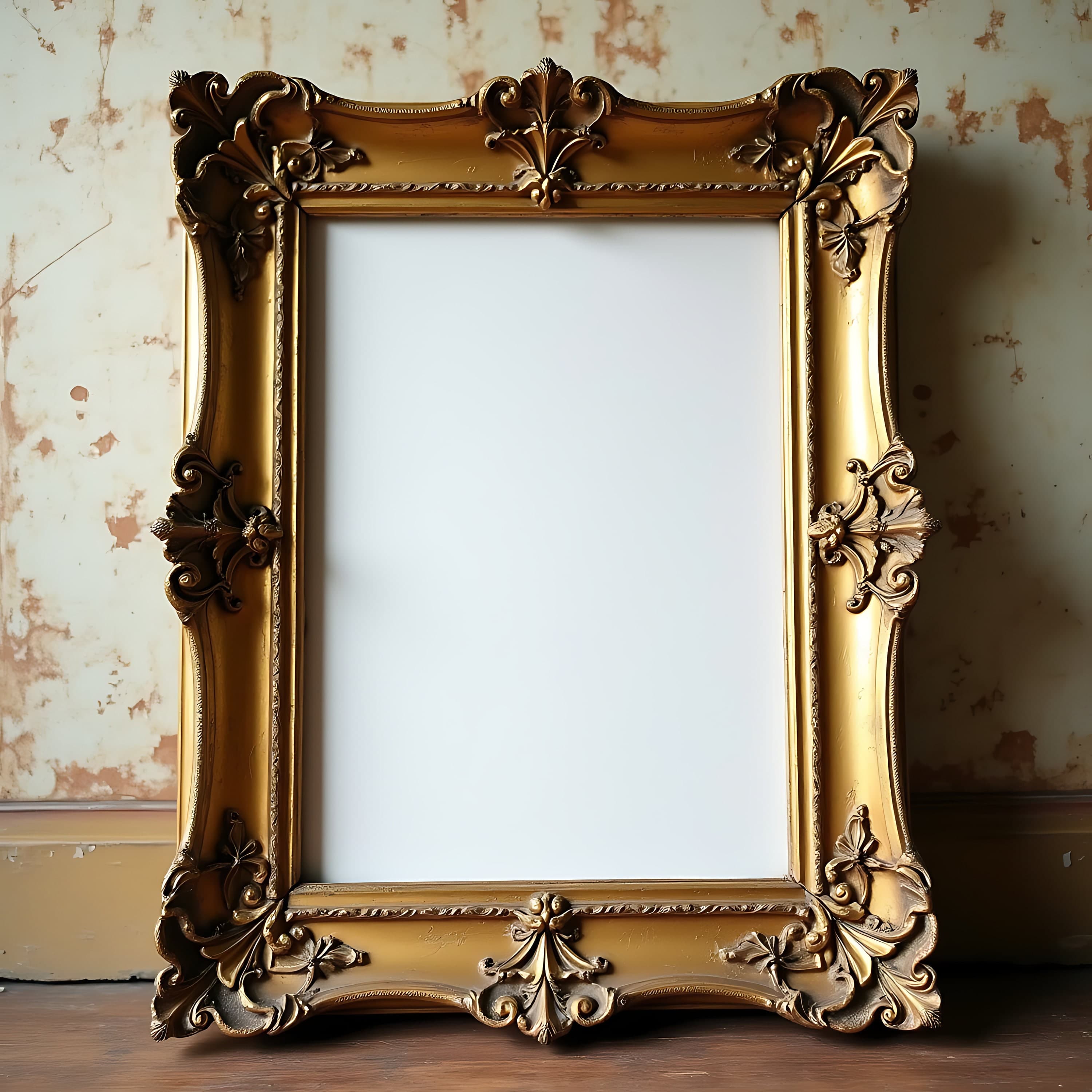 Vintage Frame Mockup | Single Frame Mockup | Poster Frame Mockup | Digital Frame | Picture Frame | Mockup Frame | Wall Art Mockup | Template