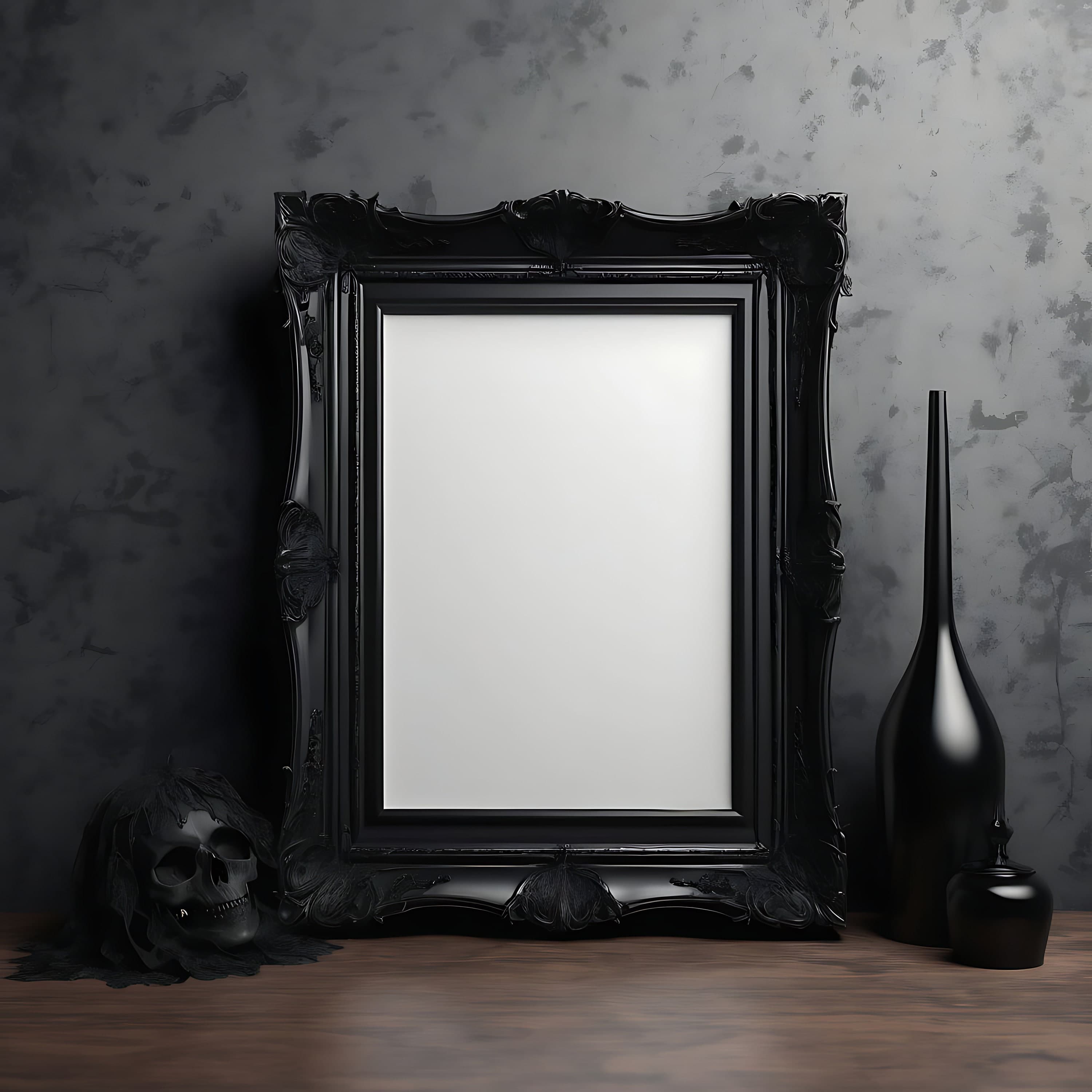Dark Gothic Frame | Gothic Home Decor | Gothic Decor | Gothic Picture Frame | Gothic Frame | Goth Decor | Gothic Wall Decor | Black Frame |
