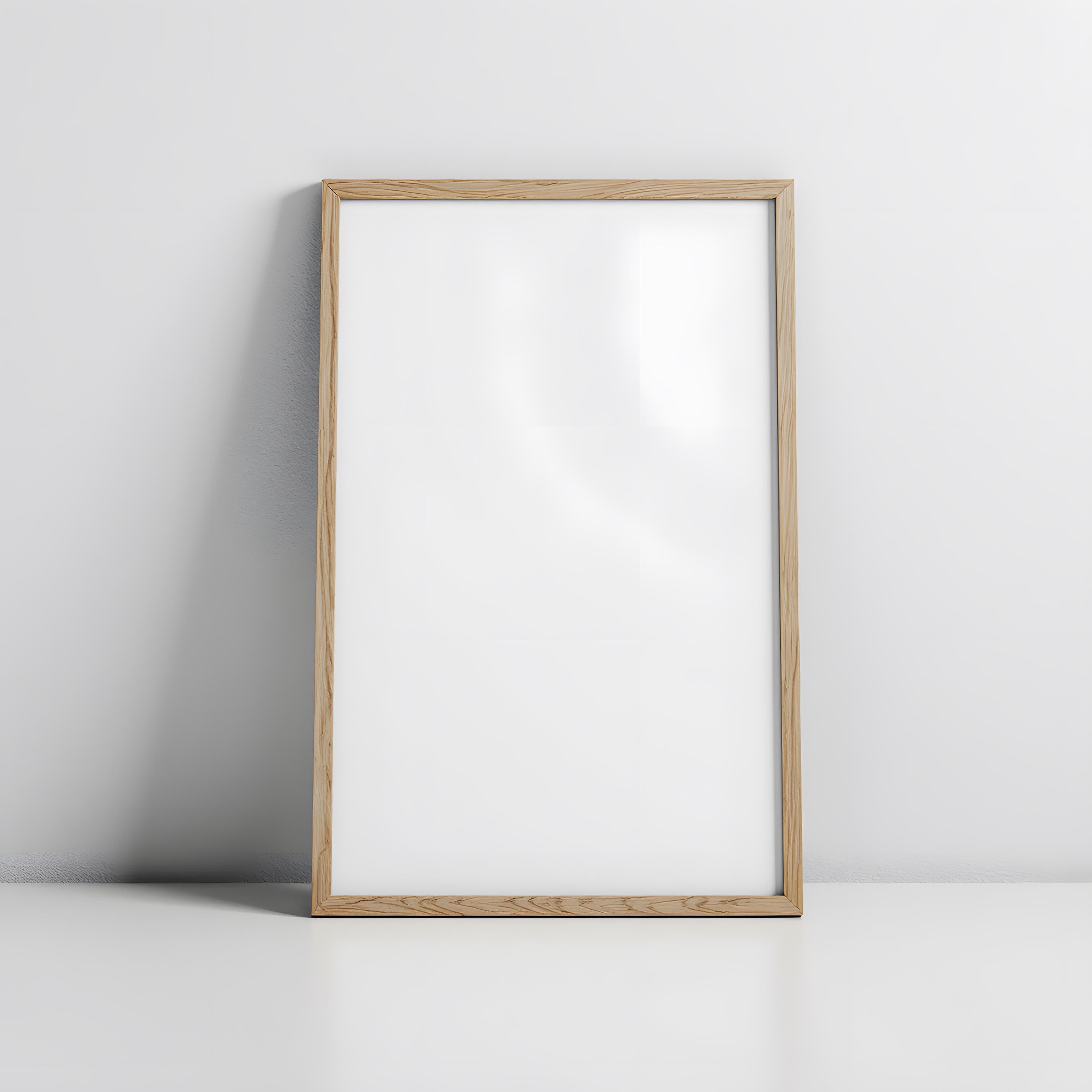 Realistic DIN A Poster Frame Mockup | A4 Wall Art Template | Ultra HD Print Display PSD | Digital Poster Mockup | Poster Mockup Template |