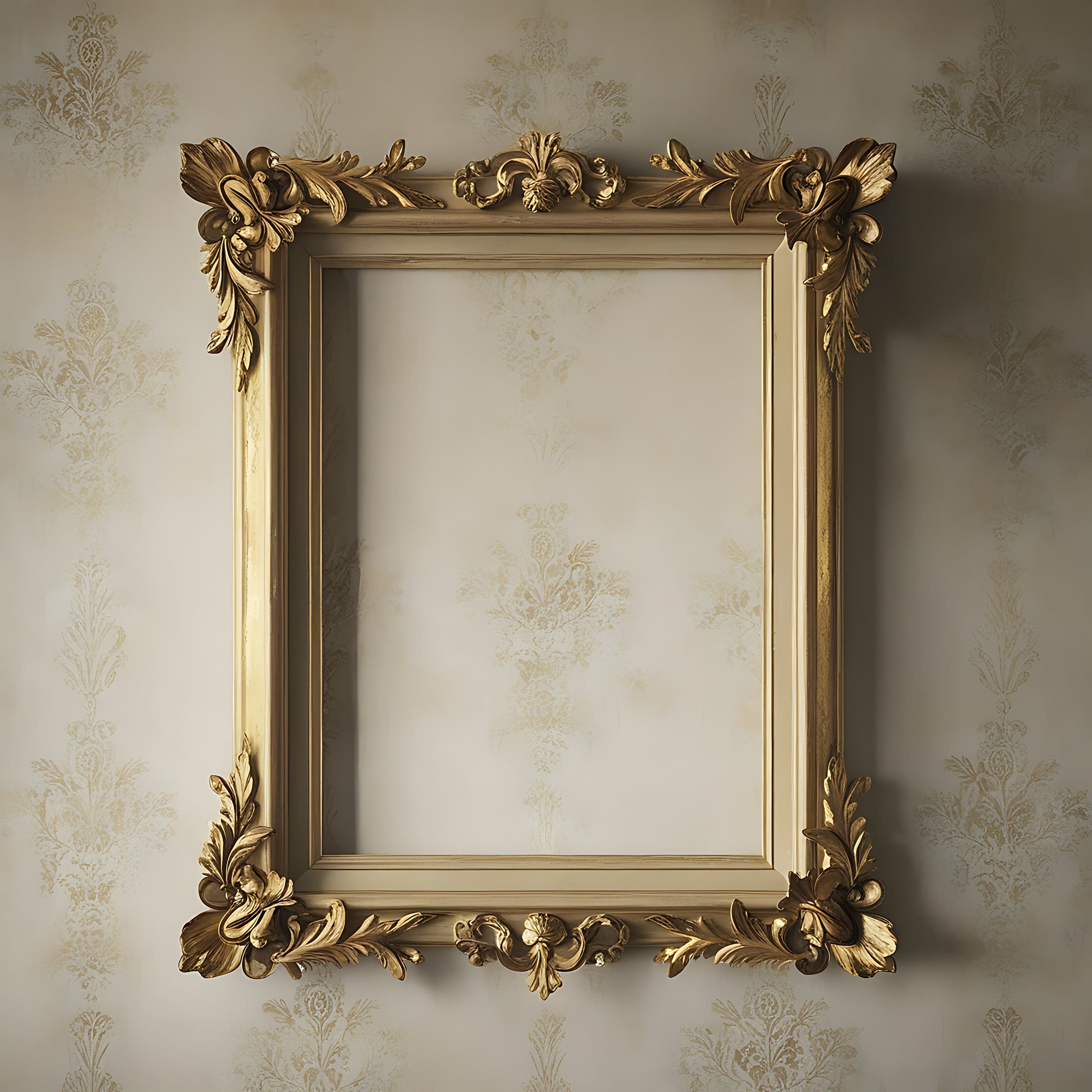 Vintage Frame Mockup | Frame Mockup Vintage | Vintage Framed Mockup | Vintage Frame | Ornate Frame | Baroque Frame | Poster Mockup | Frame |