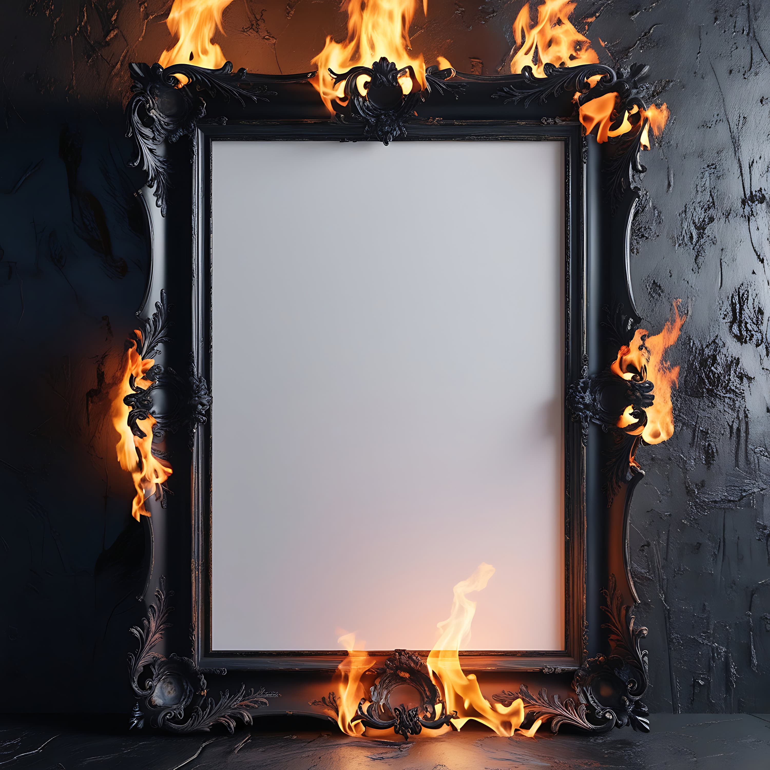 11 pieces of Gothic Wall Art Mockups | Frame Mockup | Dark Frame Mockup | Gothic Frame | Gothic Picture Frame | Gothic Home Decor | Frames |