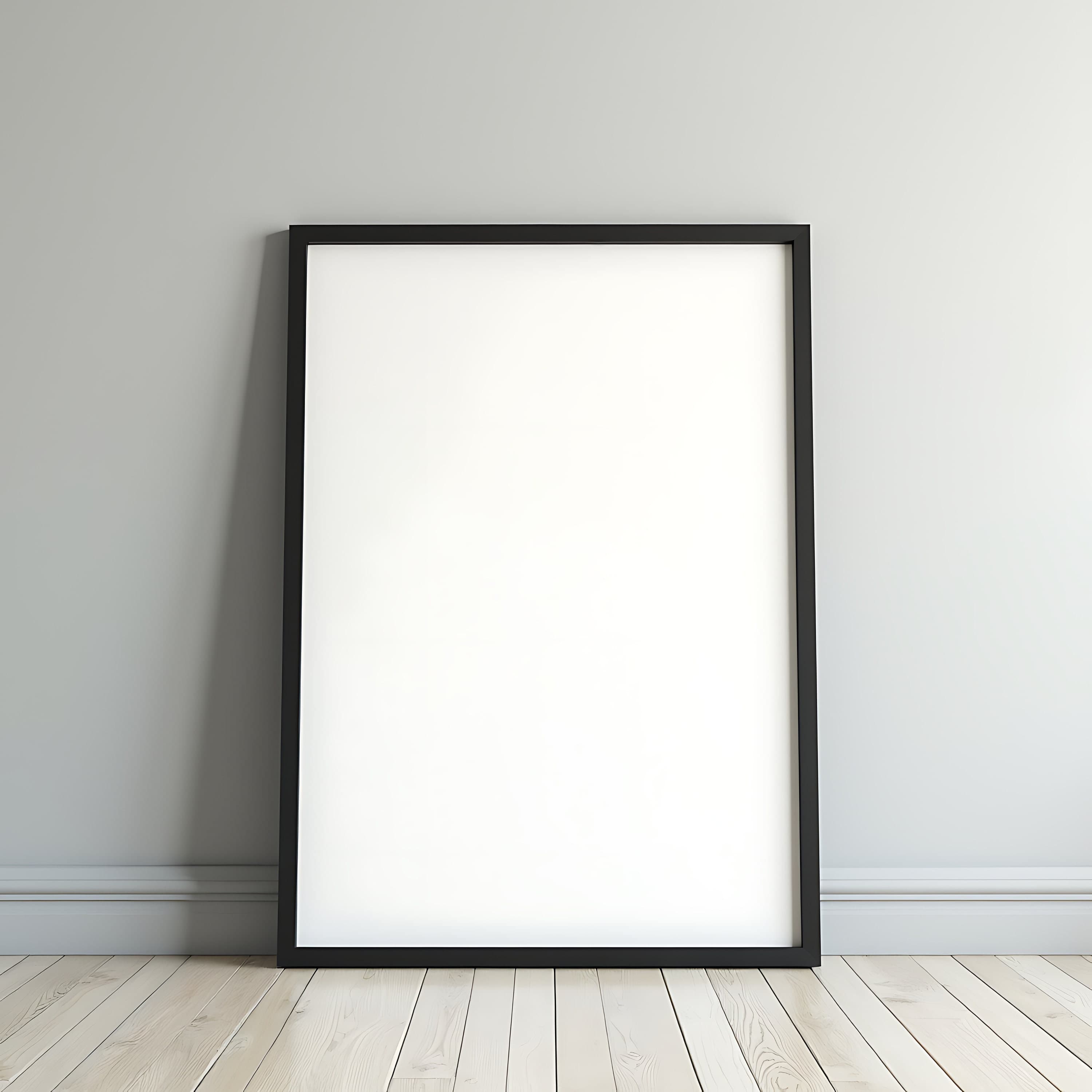 Minimalist Black Frame Mockup | Frame Mockup | Vertical Frame | Boho Mockup | Interior Mockup | Wall Art Mockup | Wood Frame Mockup | Mockup