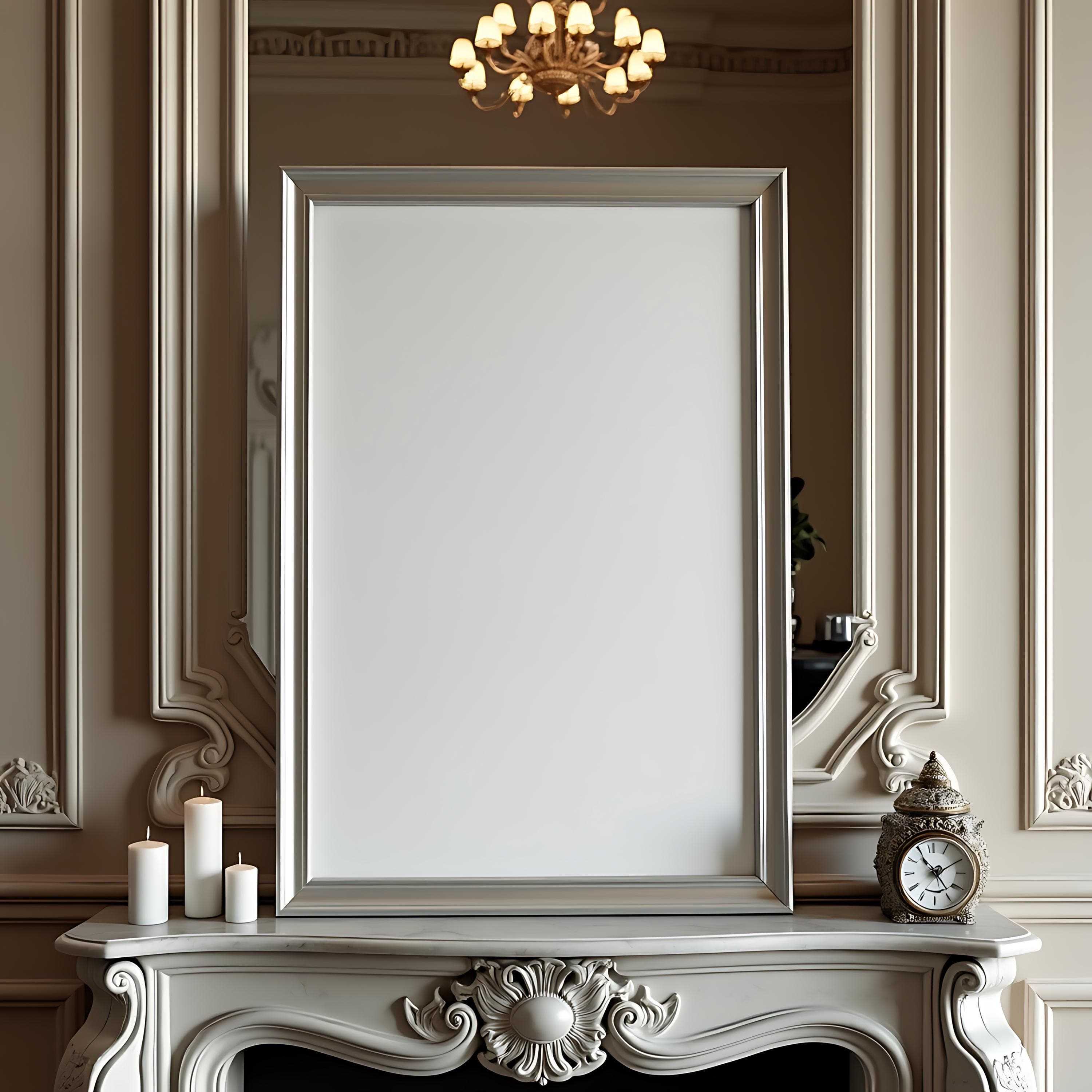 Large Poster Frame Mockup | PSD Frame Mockup | Template Frame | Artwork Frame Mockup | Poster Mockup | Digital Frame Mockup | Frame Mockup