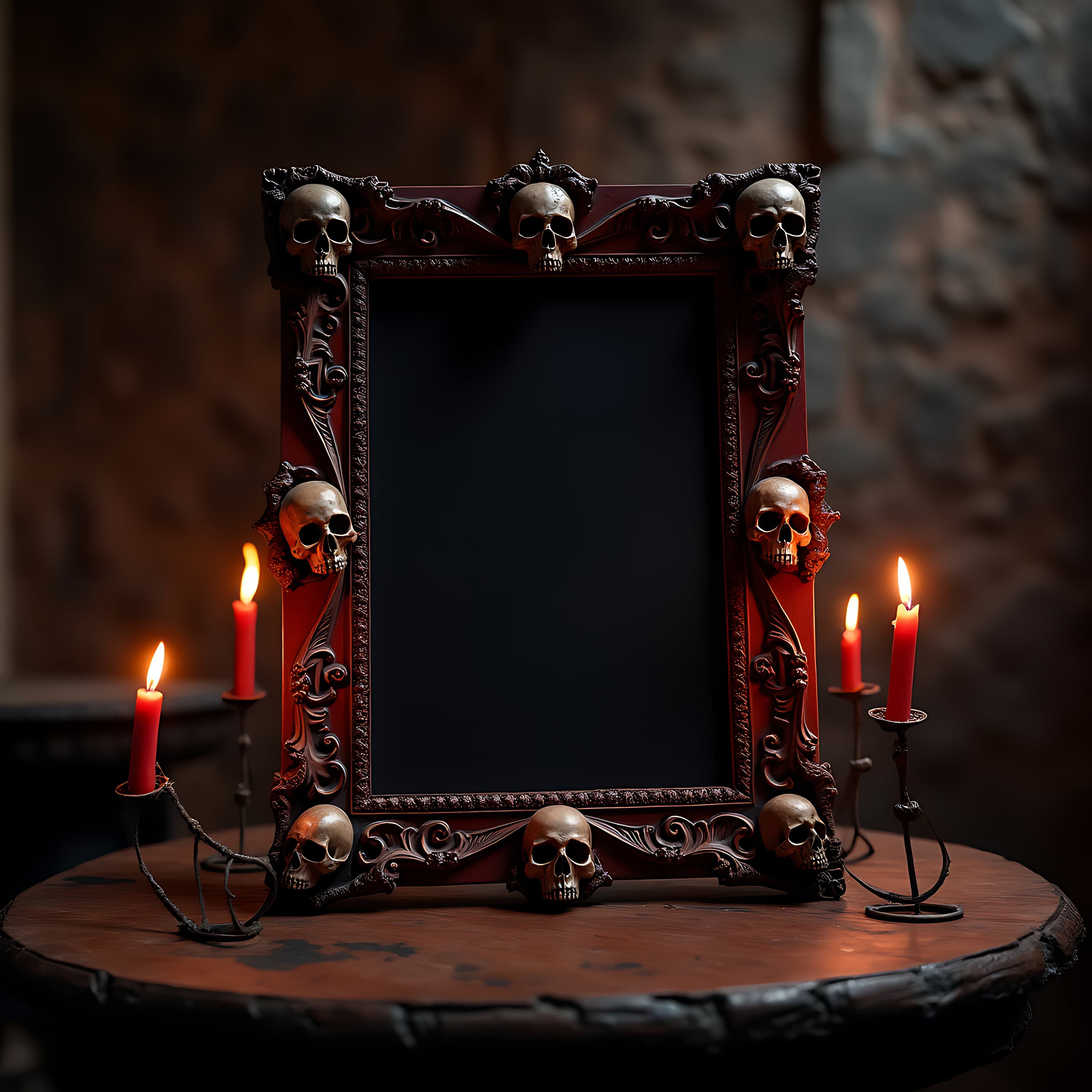 Ornate Gothic Frame Mockup | Art Display Mockup | Photoshop Mockup | Digital Art Mockup | Gothic Mockup | Picture Frame Mockup Gothic Frame