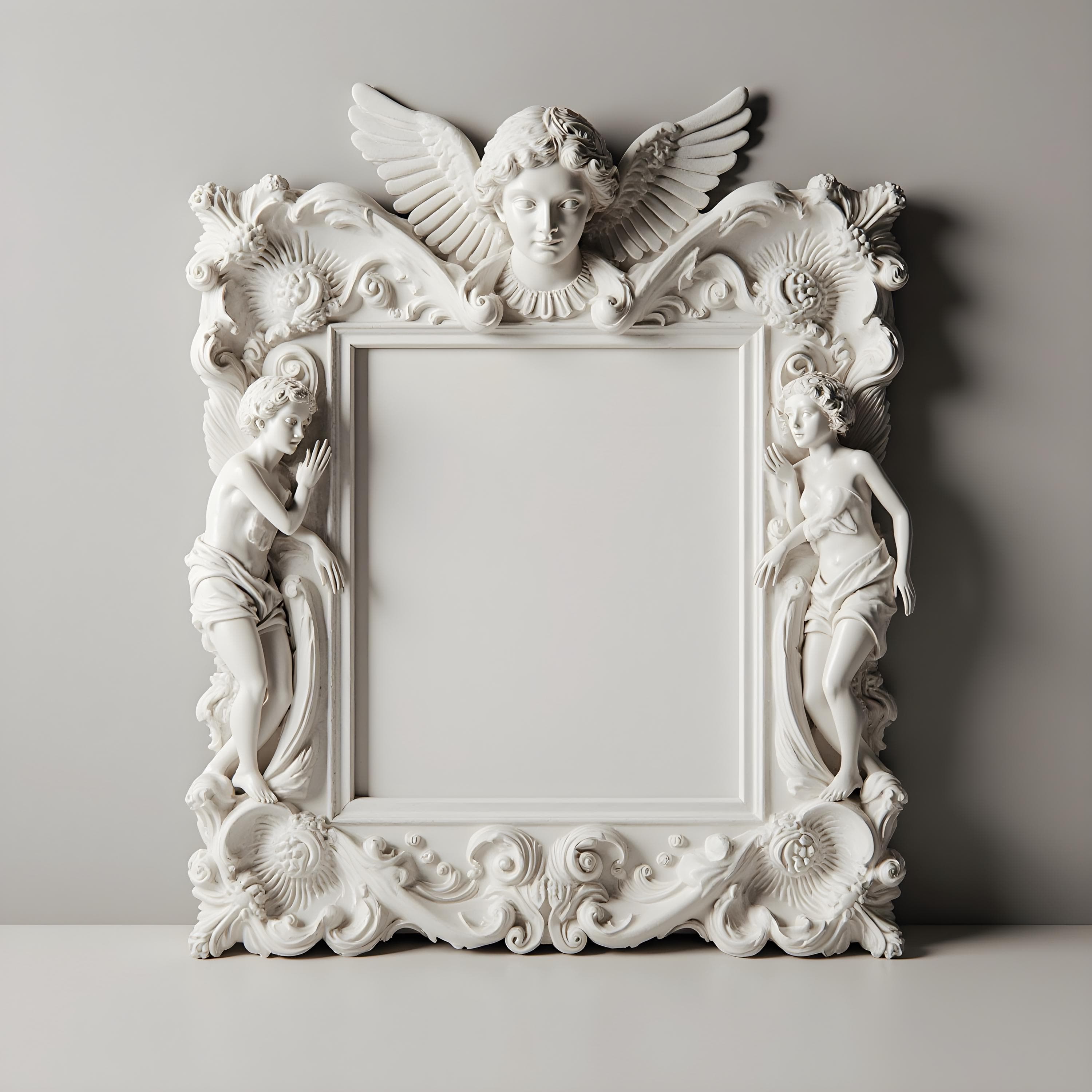 Marble Wall Art Frame Mockup | Modern Poster Mockup | Minimalist Interior Frame Mockup  | Digital Frame Mockup | Picture Frame Mockup |