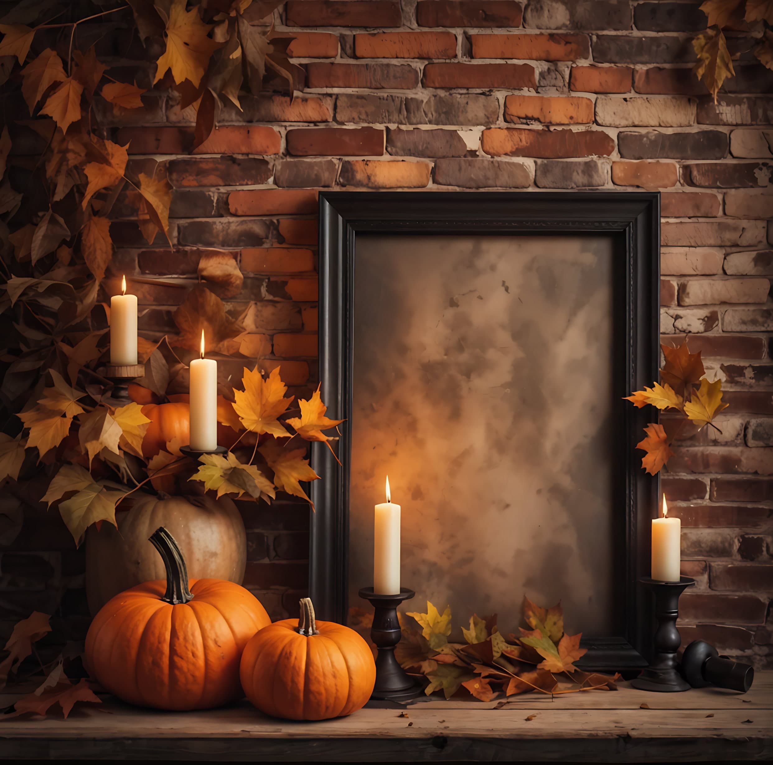 Halloween Mockup | Rustic Halloween Frame Mockup | Digital Frame Mockup | Pumpkin Mockup | Vintage Halloween Mockup | Wall Art Mockup