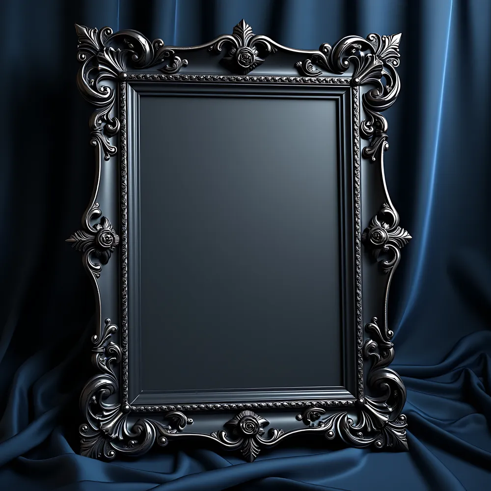 Photorealistic Gothic Frame Mockup | Digital Download | Poster Frame Mockup | Gothic Picture Frame | Gothic Decor | Baroque Frame | Mockups